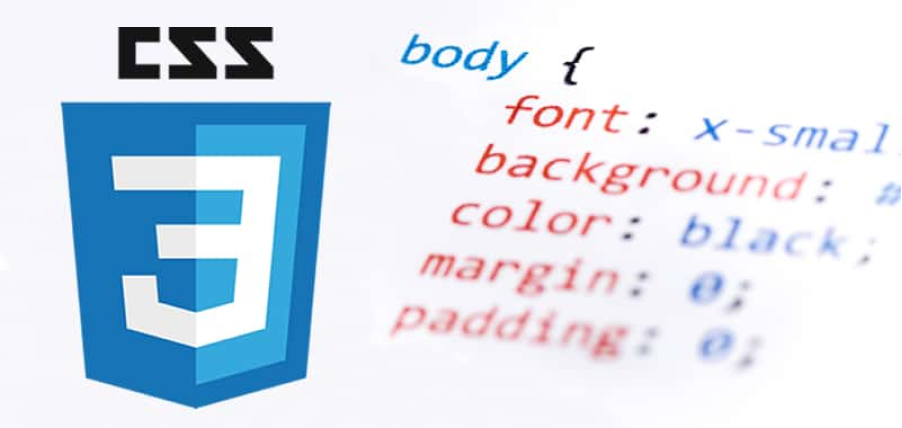 Imagen del logo de CSS con código